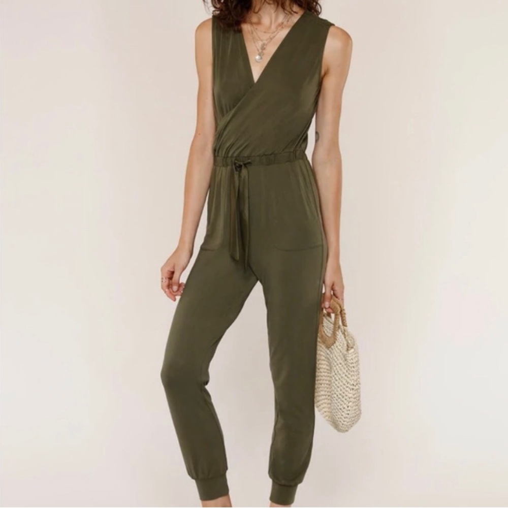 Olive Green heartloom Rivky Jumpsuit